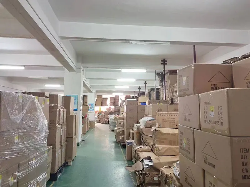 Headphones waiting for shipping in the warehouse